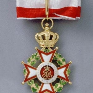Cravate Commandeur de l'Ordre de Saint Charles