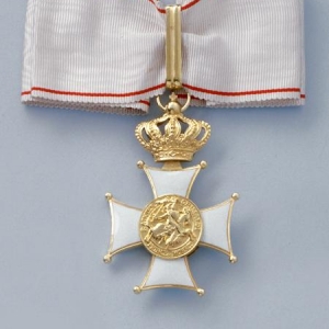 Cravate Commandeur Ordre des Grimaldi