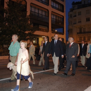 Célébration de la fête de la Saint-Jean 2013 sur la place du Palais. 
© Archives du Palais Princier – Gaetan Luci